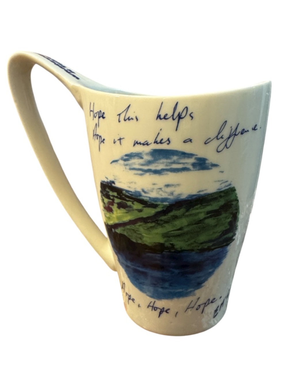 Churchill Ewan McGregor Whatever It Takes Hope Charity Hand-Painted Coffee Mug